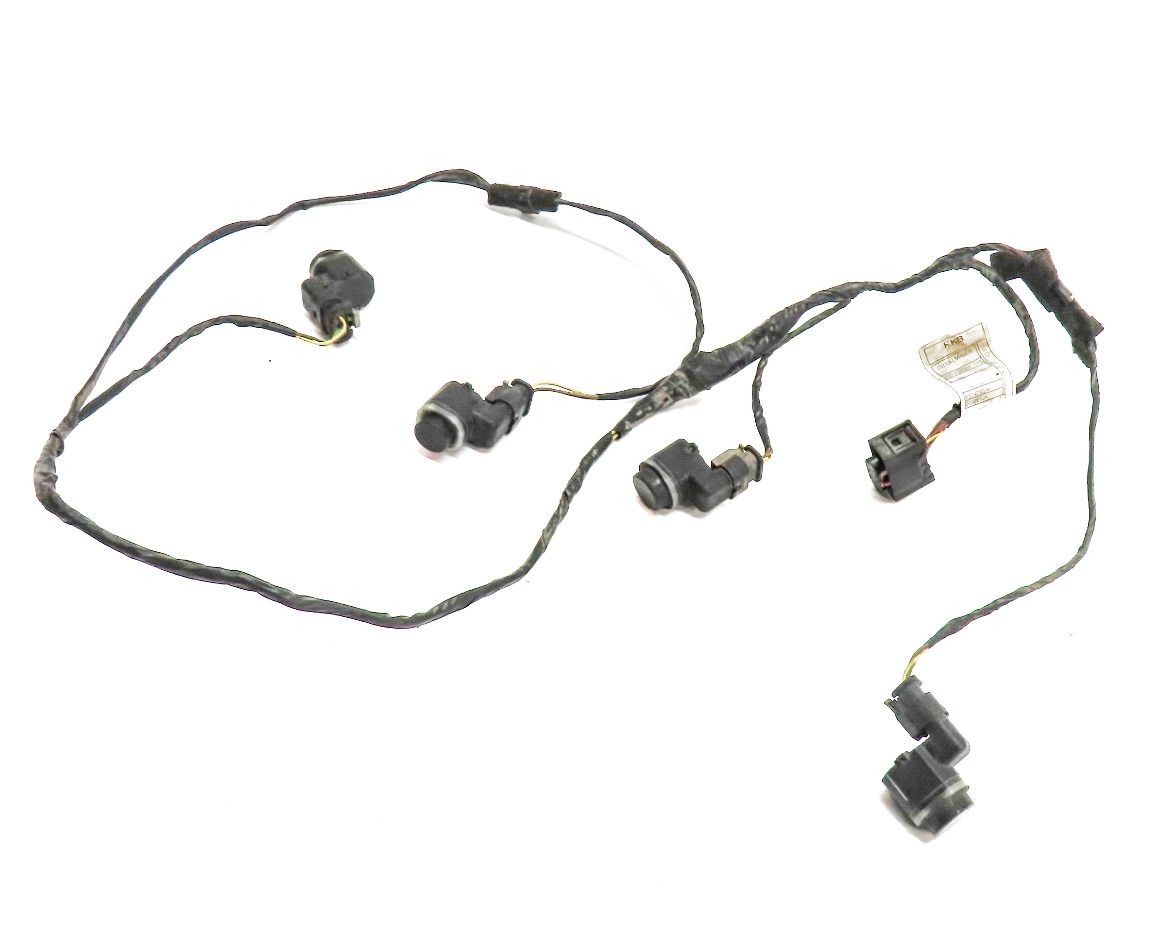 2014 BMW X3 (F25) REAR PARK ASSIST PDC DISTANCE CONTROL WIRE SENSOR SET/4 (Grey) — exact item pictured